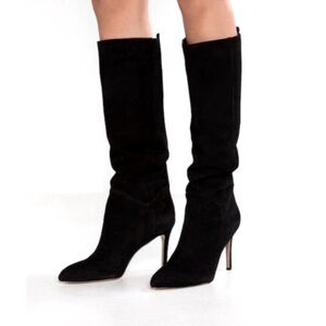 SAM EDELMAN BLACK SUEDE BOOTS